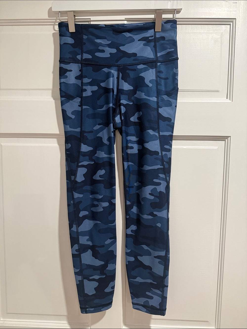GAP Blue Camouflage Leggings